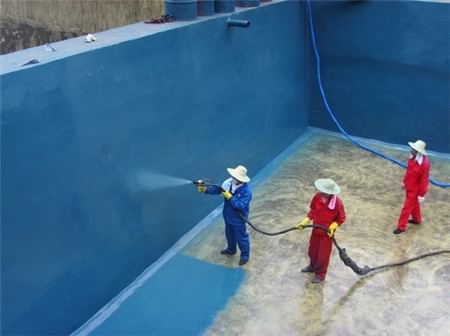 游泳池，污水池聚脲噴涂